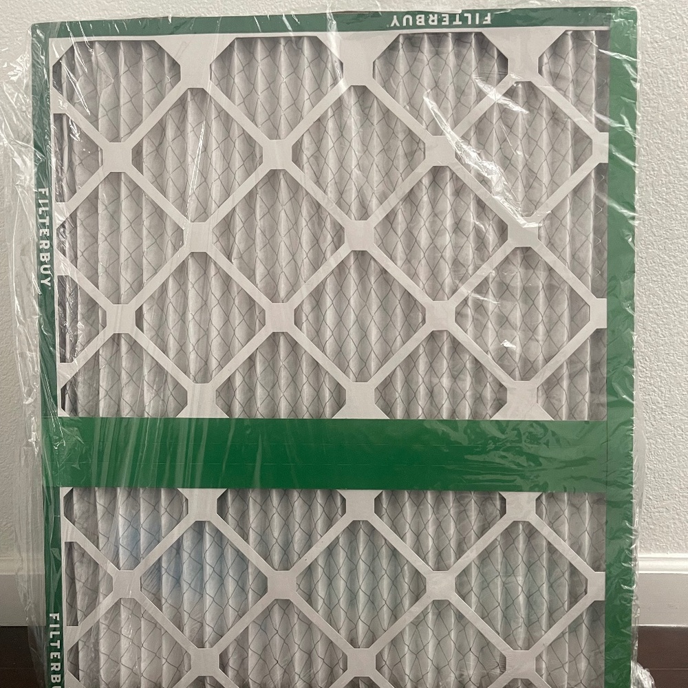 Filterbuy 22x26x1 Air Filter MERV 8 Dust Defense (4-Pack), Pleated HVAC AC Furna